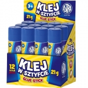 Klej w sztyfcie Astra 21g, display 12 szt.