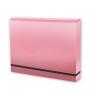 Teczka A4 lux na gumkę jasny róż PENMATE