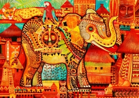 Bluebird Puzzle 1500: Afryka Oxana Zaika (70413)