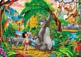 Puzzle SuperColor 2x60: Piotruś Pan i Księga dżungli (21613)