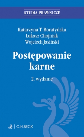 Postępowanie karne - Chojniak Łukasz, Boratyńska Katarzyna T., Jasiński Wojciech