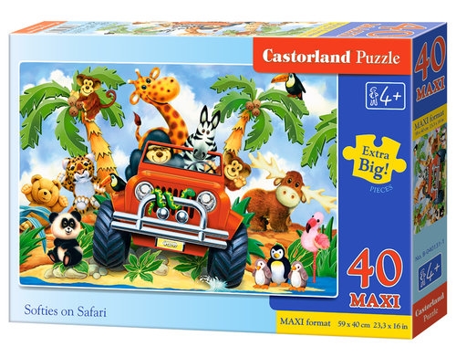Puzzle Maxi: Softies on Safari 40 (B-040131)