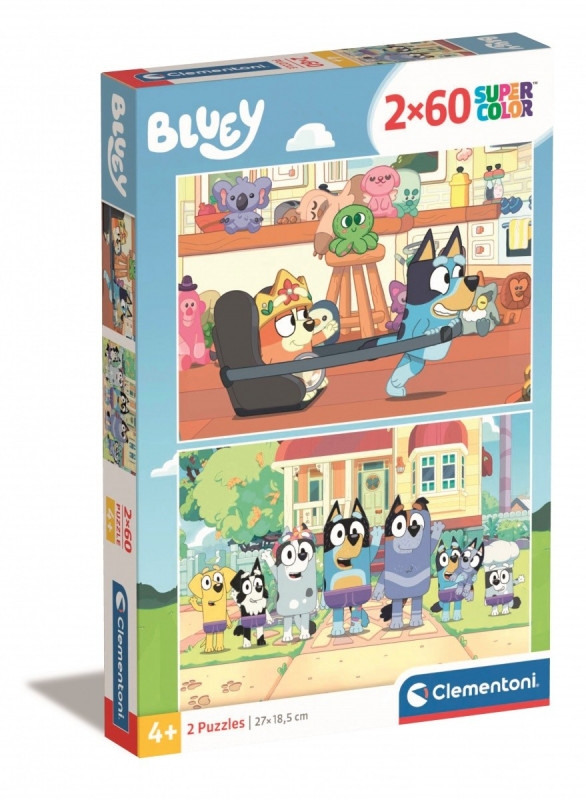 Puzzle 2x60 elementów Bluey (24813)