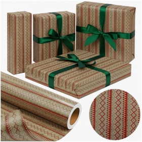 Papier kraftowy Północne Święta X-Strong 57cmx25m