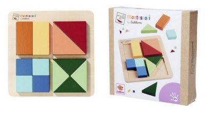Montessori Puzzle o różnych kształtach