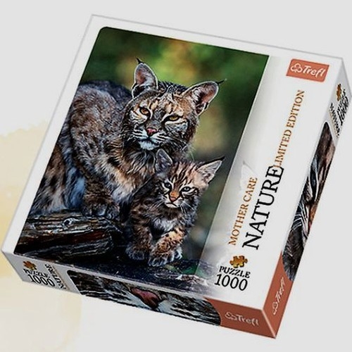 Puzzle 1000 Ryś rudy USA Nature Limited Edition Mother Care (10513)