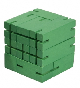 IQ-Test Flexi Cube, drewno, zielony