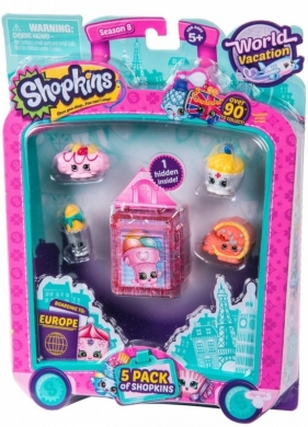 Shopkins S8 Wakacje - 5-pak (SHP56513)