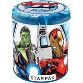 Skarbonka met.zamykana okrągła Avengers 356497