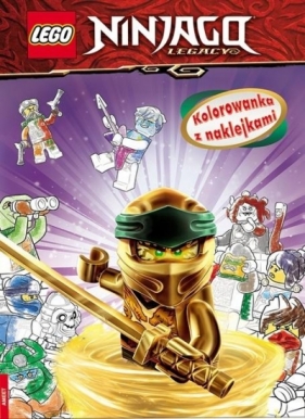 Lego Ninjago. Kolorowanka z naklejkami - Opracowanie zbiorowe