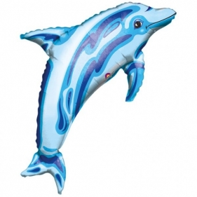 Balon foliowy Super Shape - Delfin niebieski (05813)