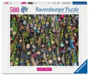 Ravensburger, Puzzle 500: Pływający targ, Indonezja (12001813)