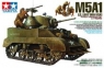 U.S. Light Tank M5A1 Pursuit Operation Set (w/4 Figures) (35313)