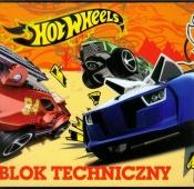 Blok techniczny A4 Hot Wheels 10 kartek - <br />