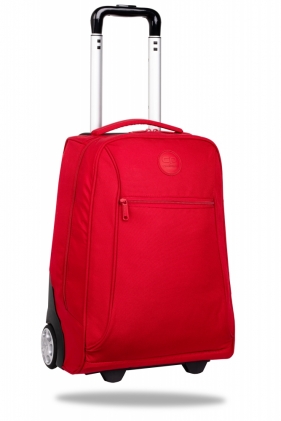 Coolpack, Plecak młodzieżowy na kółkach Compact RPET - Red (F086642)