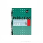 Kołozeszyt JM021 Pukka Pads Mettalic Jotta A5 200 kartek linia zielony5 80 g