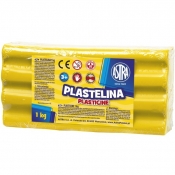 Plastelina Astra, 1 kg - żółta (303111002)