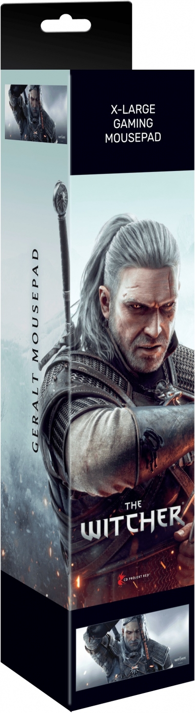 <img src='https://webimage.pl/pics/132/1/d5908305251132.jpg' style='height:440px' /> Podkładka pod mysz The Witcher Wiedźmin Geralt RGB XL