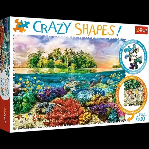 Puzzle 600 Tropikalna wyspa (Uszkodzona okładka)