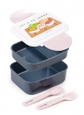 Pudełko na lunch ze sztućcami Pusheen