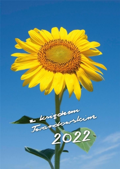 Kalendarz 2022 z ks. Twardowskim - słonecznik