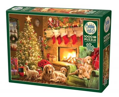 Puzzle 1000 Świąteczny kominek 113019