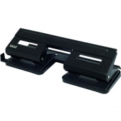 Dziurkacz Eagle 9401 4-otwory, 15 kartek - czarny (110-1052) (OUTLET - USZKODZENIE)