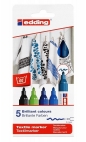 Zestaw Edding 4500 marker do tkanin 5szt