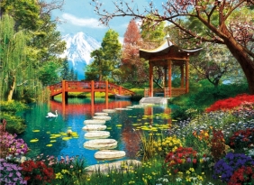 Puzzle High Quality Collection 1000: Ogród Fuji (39513)