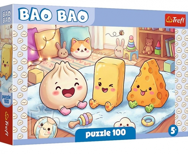 Puzzle 100 Bao Bao - Pierożek i przyjaciele TREFL