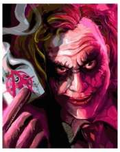 Malowanie po numerach - Joker z piekła rodem 40x50