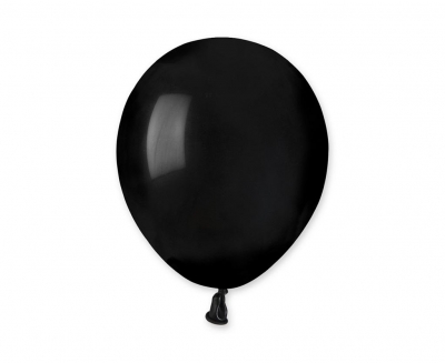 Balony Beauty&Charm metaliki czarne 20szt