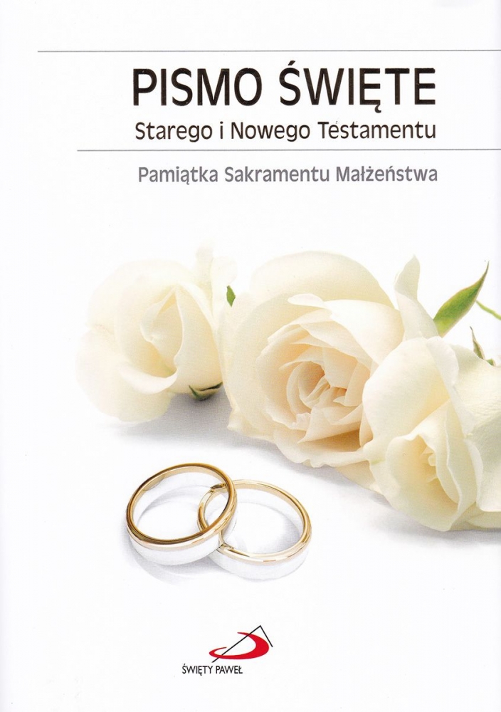 Pismo Św. ST i NT Ślub złocone brzegi kartek (OT)