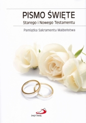 Pismo Św. ST i NT Ślub złocone brzegi kartek (OT) - Praca zbiorowa