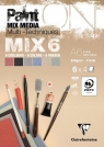 Blok A6 papierów mix6 250g 24ark