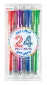 Długopisy Żelowe 6-W-1 Zestaw 24 kolorów