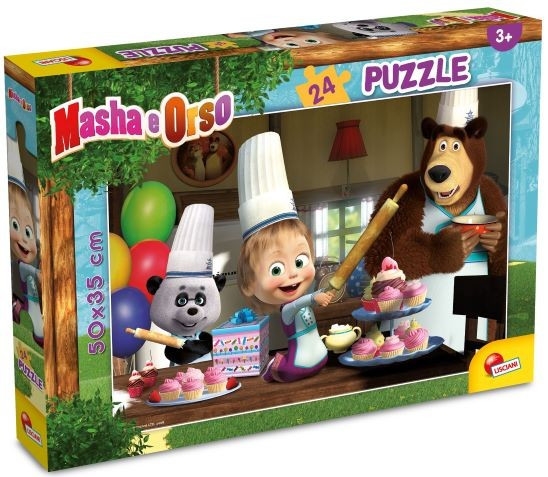 Puzzle plus 24 elementy Masza i Niedźwiedź (304-86061)