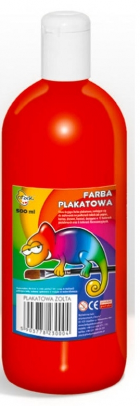 Farby plakatowe 500ml rubinowe Otocki - praca zbiorowa