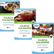 Pakiet: Karty pracy. Aktywni zawodowo. Zajęcia kulinarne. Część 1, 2 i 3. - Joanna Hryń, Krystyna Rapiej