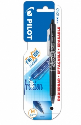 Pióro kulk. FriXion Clicker czarny 0.7