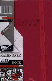 Kalendarz Rock różowy A7 tyg. 2018