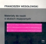 Materiały do nauki o skalach muzycznych  Wesołowski Franciszek