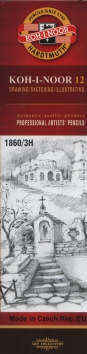 Ołówek grafitowy 1860/3H 12 sztuk