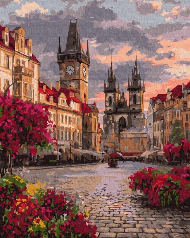 <img src='https://webimage.pl/pics/133/5/d4823104395133.jpg' style='height:440px' /> Malowanie po numerach - Majestat Pragi 40x50cm