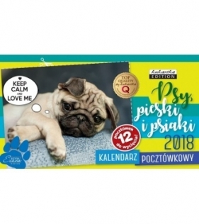 Kalendarz Pocztówkowy Psy 2018