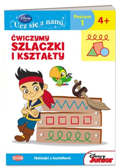 Disney Ucz się z nami Disney Junior Ćwiczymy szlaczki i kształty