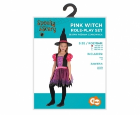 Strój dla dzieci Różowa Czarownica rozm. 110/120cm