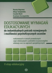 Dostosowanie wymagań edukacyjnych - Szczepańska Krystyna, Naprawa Renata, Tanajewski Alicja, Mach Cecylia