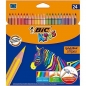Kredki Eco Evolution Stripes 18+6 kolorów BIC