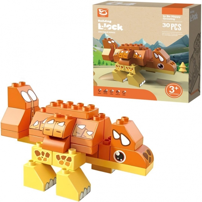 Klocki dinozaur ankylozaur 30el